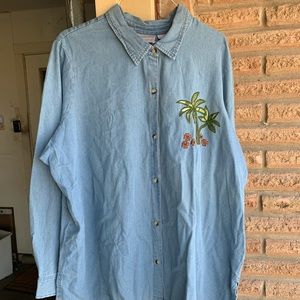 Women’s Blair’s denim long sleeve light cover 3xl
